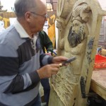 Mike carving Neptune 1
