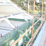 Pagoda roof work in progress DSC00234
