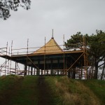 Pagoda with scaffolding work in progress DSC00229